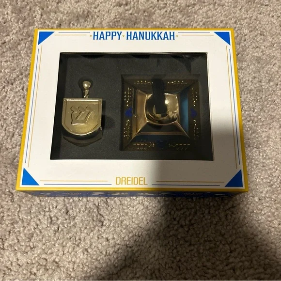 Disney Parks Happy Hanukkah Dreidel Metal Mickey Mouse Icon - Picture 1 of 3